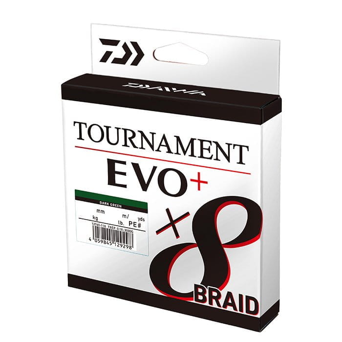 Daiwa Tournament X8 Braid EVO+ 0,08 mm 4,9 kg 900 Meter DG