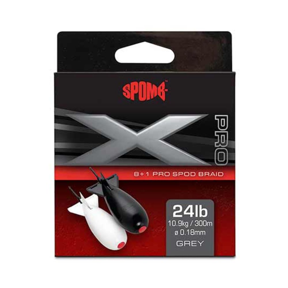 Fox Spomb X Pro Braid 0,18 mm 10,9 kg 300m Grey Fox Spomb X Pro Braid 0,18 mm 10,9 kg 300m Grey