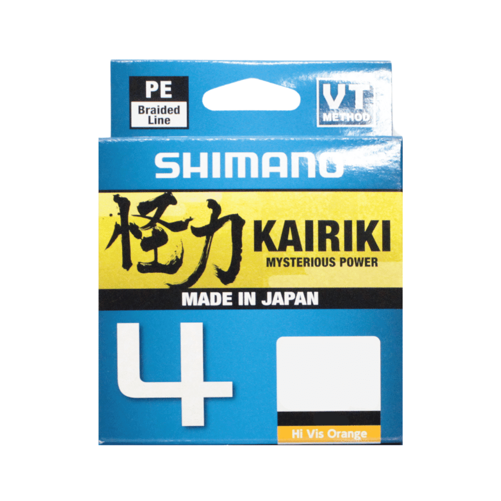 Shimano Kairiki 4 0,13mm 10lb 300m Orange Text