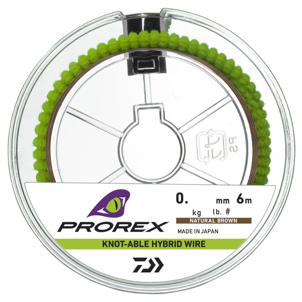 Daiwa Prorex Hybrid Knotable Wire 0,275 mm 4,4 kg 6m Marrón