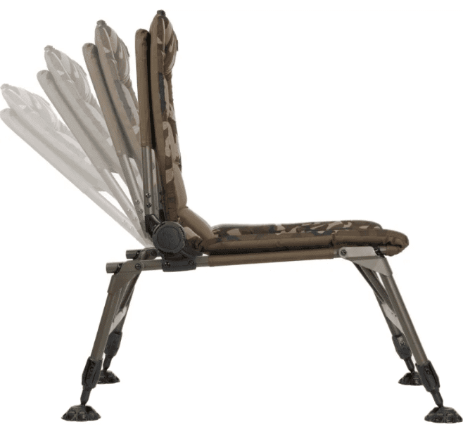 Faltstuhl, Tarnung, Aluminiumrahmen, Gepolsteter Sitz, Verstellbare Rückenlehne