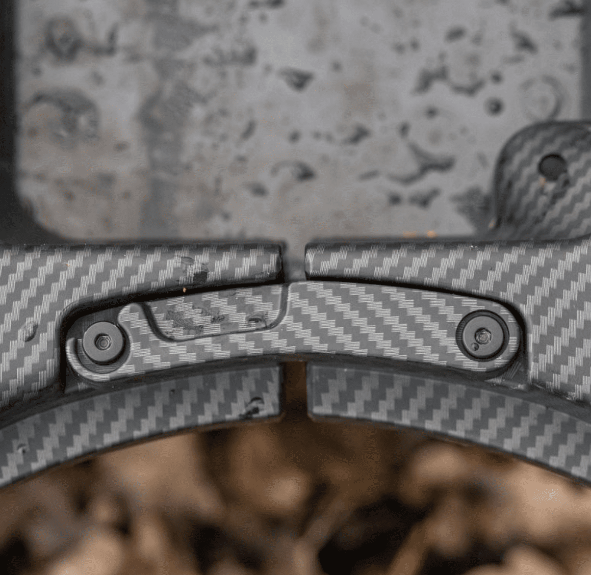 Kohlefaser, Camber, Ausschnitt, Griff, Scharnier