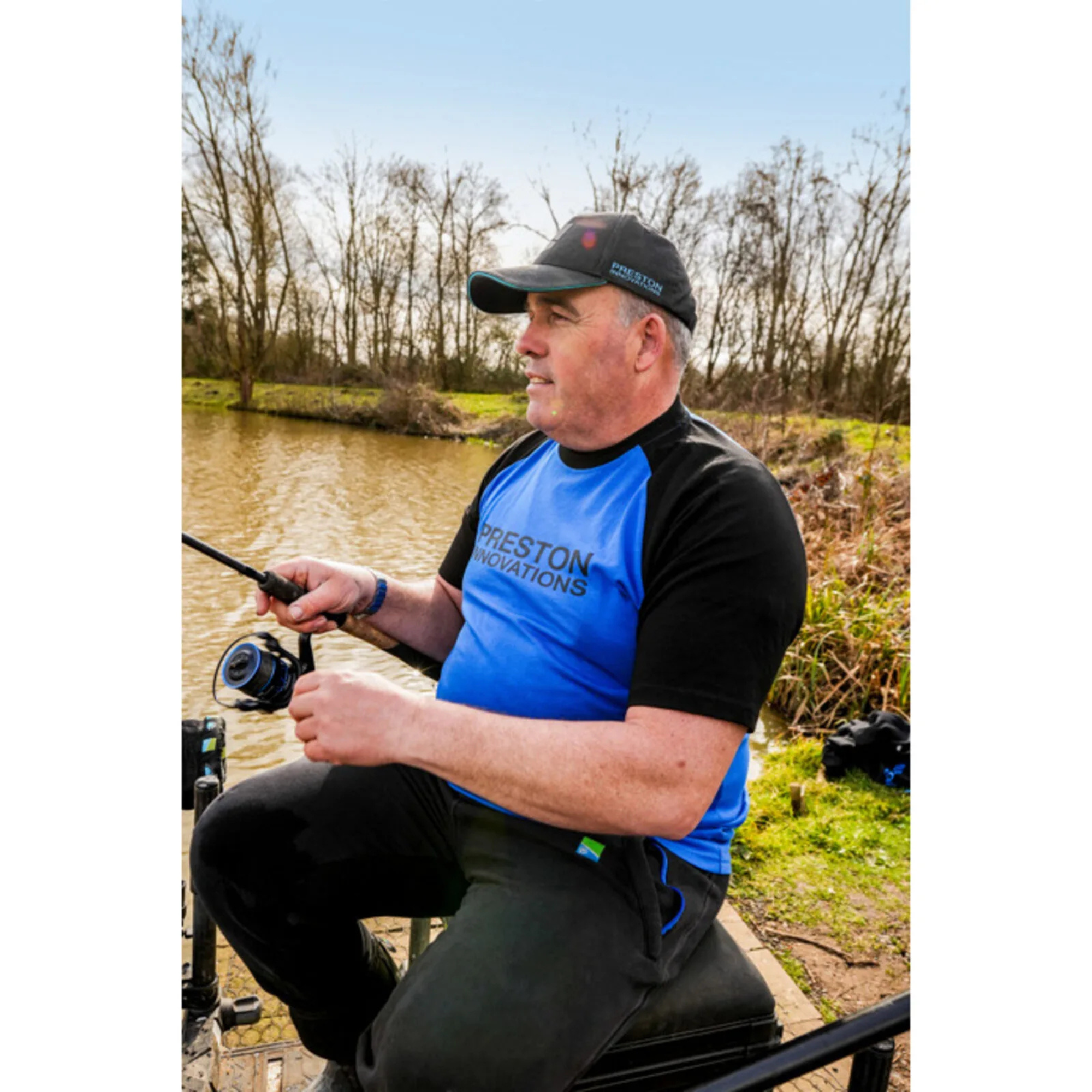 Angler, Fischer, Angelkappe, Rute, Fischeroutfit