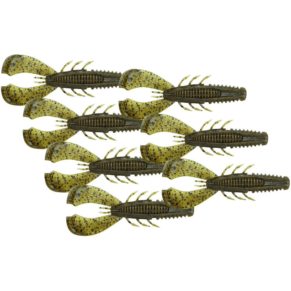 Rapala Crushcity Cleanup Craw 9cm 8g Zelená Dýně Modrá Perleť 7 Kusů