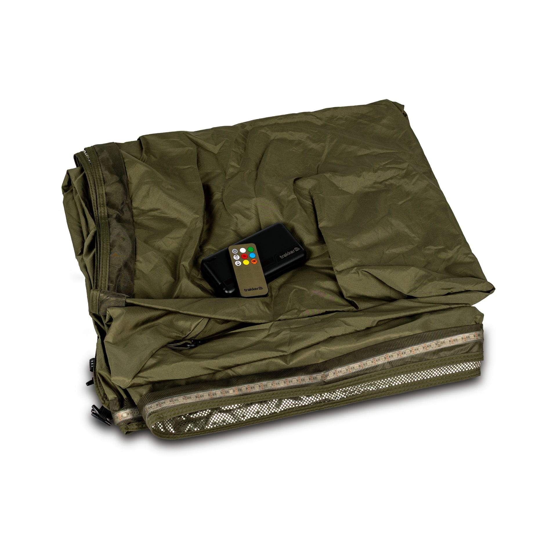 Trakker Gazebo Pro XL Nitelife Vapour Shield mit LED-Beleuchtung, leftover, Backup, Kleidung, Tasche, Mesh