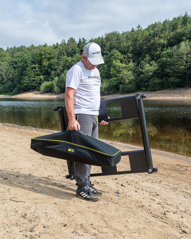 Fox Matrix XR Duralite Platform – Bild 2, Koffer, Transporttasche, Faltbarer Rahmen, Schwarz, Camping