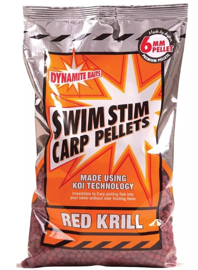 Dynamite Baits Swim Stim Pellets 900g 6mm Red Krill Essen, Süßigkeiten