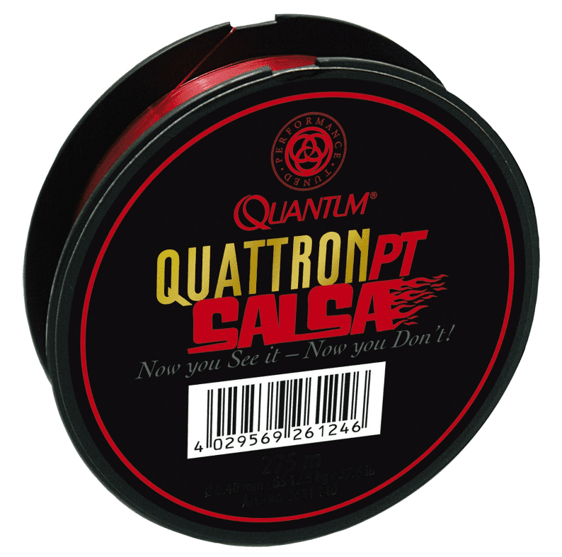Quantum Quattron Salsa 0,25 mm 5,70 kg 275 mètres transparent rouge