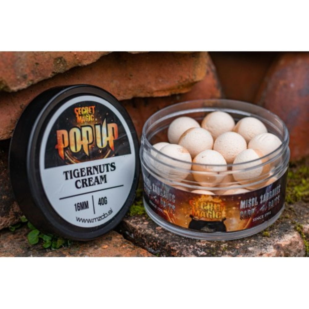 Zadravec Baits Secret of Magic Pop Up Tigernuts Cream 16 mm 40g Zadravec Baits Secret of Magic Pop Up Tigernuts Cream 16 mm 40g