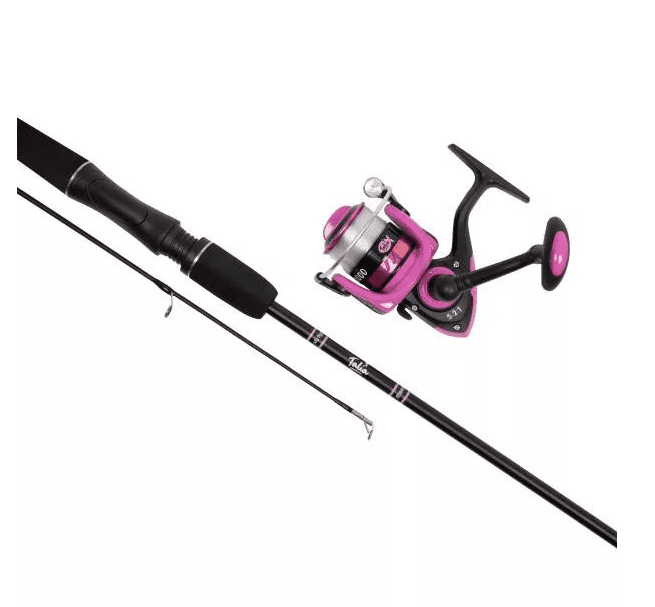 Zebco Talia Kinderangelset Pink Rute+Rolle+Schnur 160cm 30g Rolle bespult mit 0,25mm Mono-Schnur, Angeln, Angelrute, Spinningrolle, Köderrollen, Fischerausrüstung