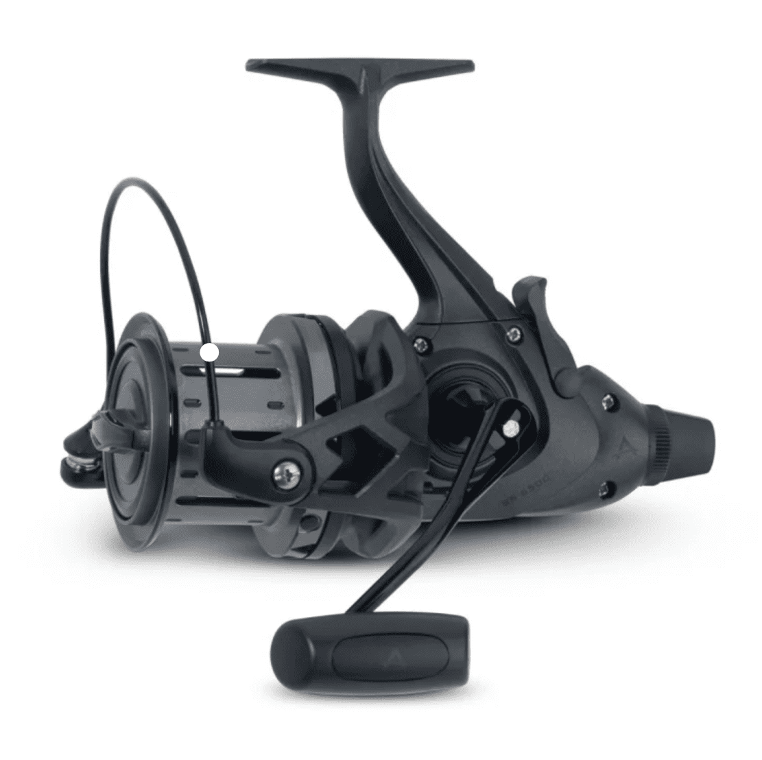 Angeln Rolle, Spinningrolle, Kugellager, Graue Farbe, Kurbelarm