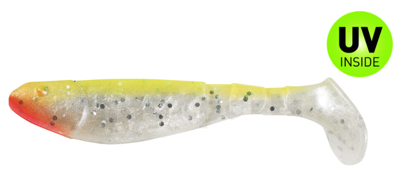 weiches Plastikmodell, Angelköder, Weichköder, Glitzerpartikel, Tadpole-Form