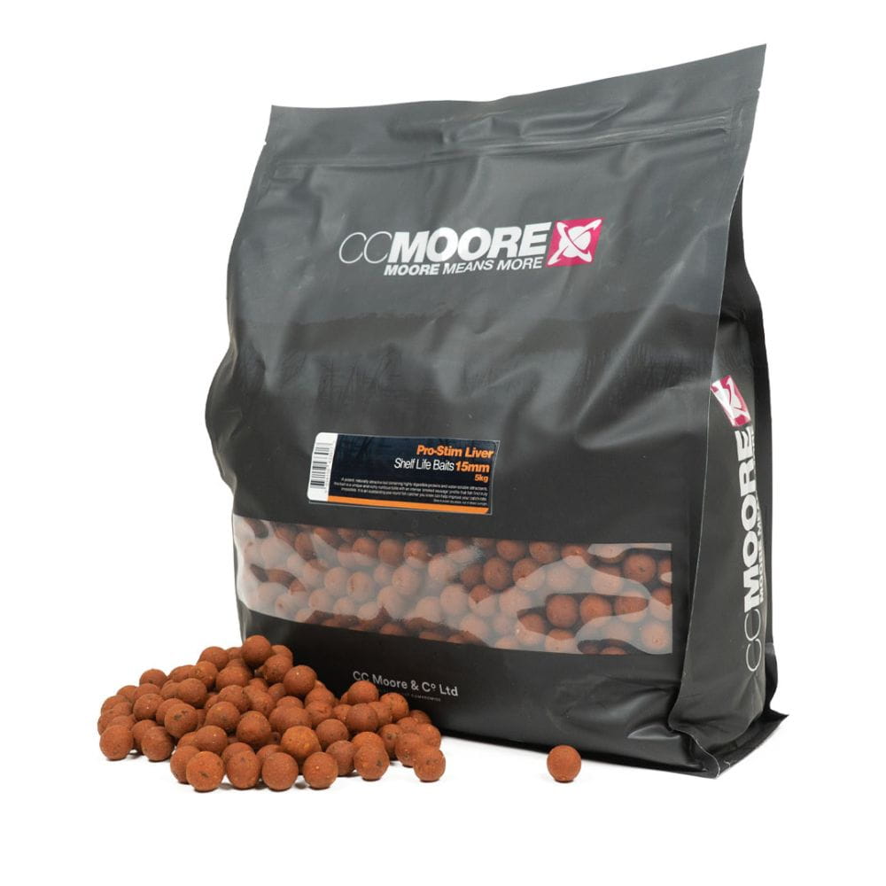 CC Moore Pro-Stim Liver Shelf Life Boilies 15 mm 5 kg