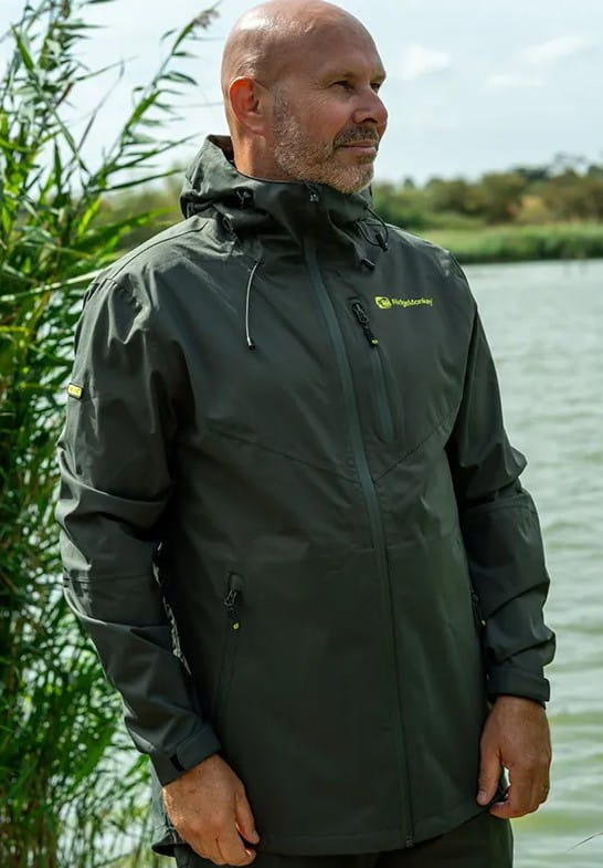 Ridge Monkey Abbigliamento Thermapro Impermeabile Cappotto Verde L Ridge Monkey Abbigliamento Thermapro Impermeabile Cappotto Verde L