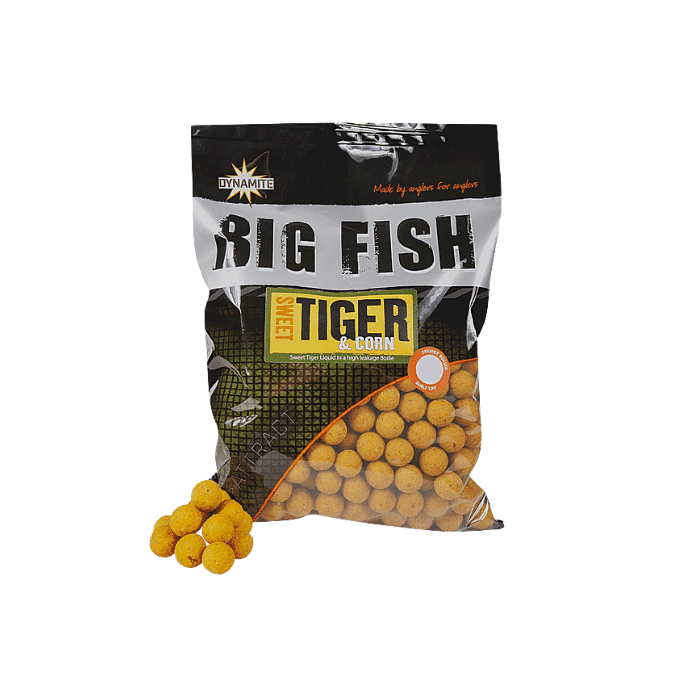dy1522_sweet_tiger_corn_boilie_20mm Dynamite Baits Boilies Sweet Tiger & Corn 20mm 1,8kg