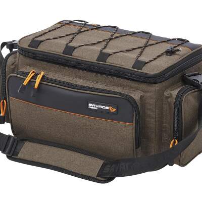Savage Gear System Box Bag L 4 Boxes 18L – Bild 2, Angeltasche, Schultertasche, Olivgrün, Mehrere Fächer, Netzbefestigung
