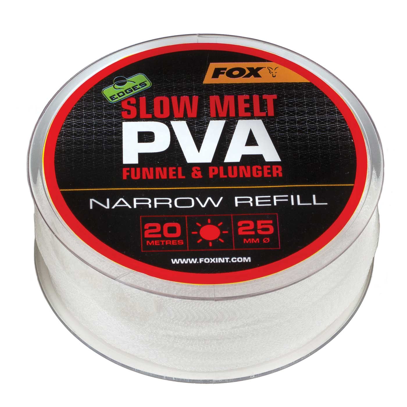 cpv079_edges_slow_melt_pva_narrow_refill_25mm_20m Fox Edges Slow Melt PVA Narrow Refill 25mm