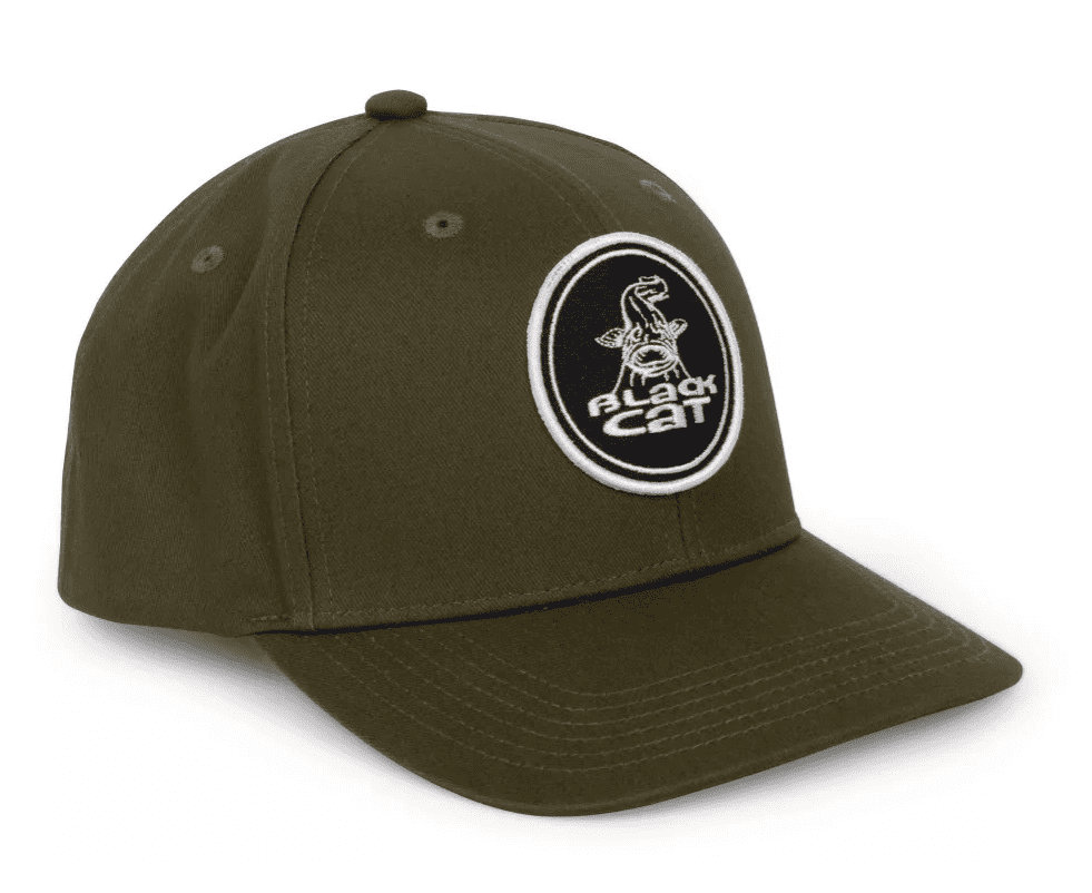 Baseball Cap, Olive Green, Patches-Logo, Curved Brim, Casual Hat