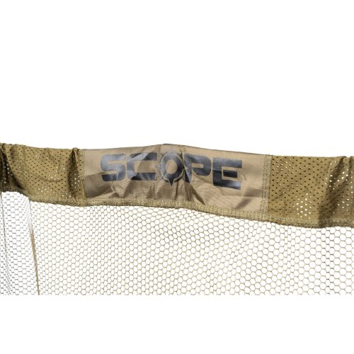 Nash Scope Ops Retract Landing Net, Netzgewebe, Kunststoffnetz, Khaki, Grobmaschig
