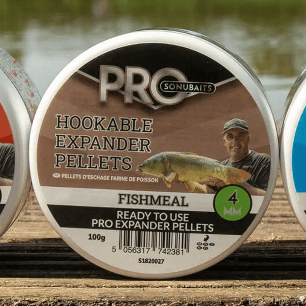Sonubaits Hookable Pro Expander Pellets Fishmeal 4mm 100g Tier, Fische, Leben im Meer, Person
