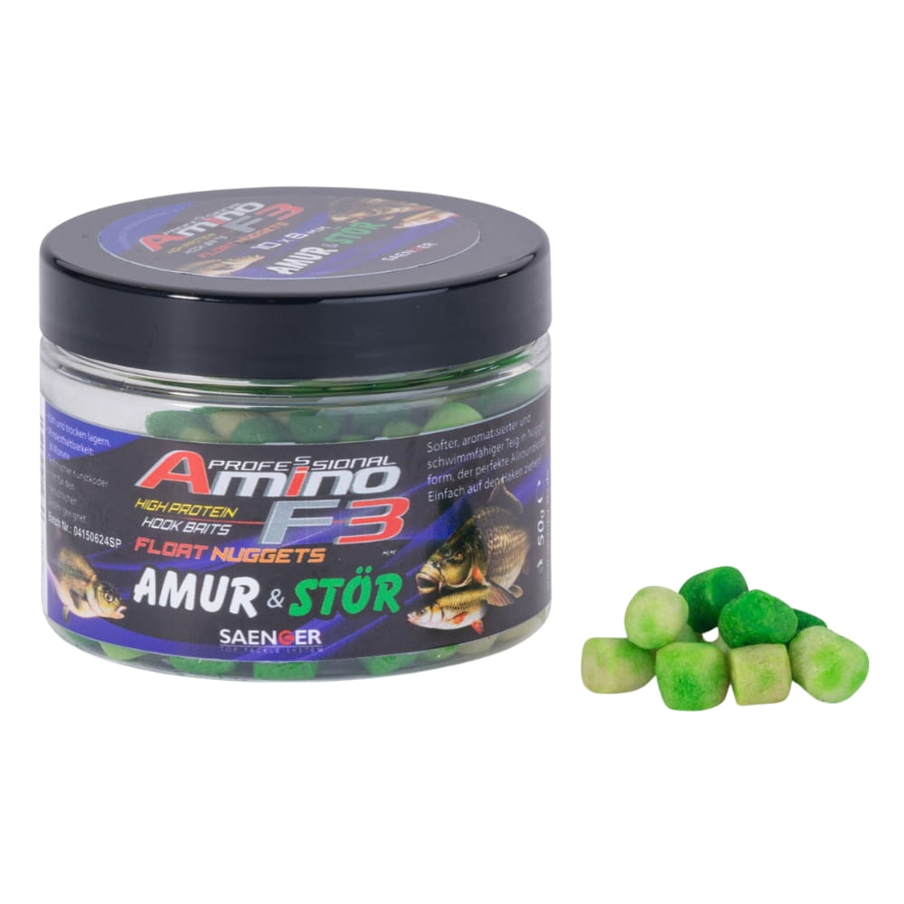 Saenger Amino F3 Midi Float Нъгетс Amur & Stör 10x8mm 50g