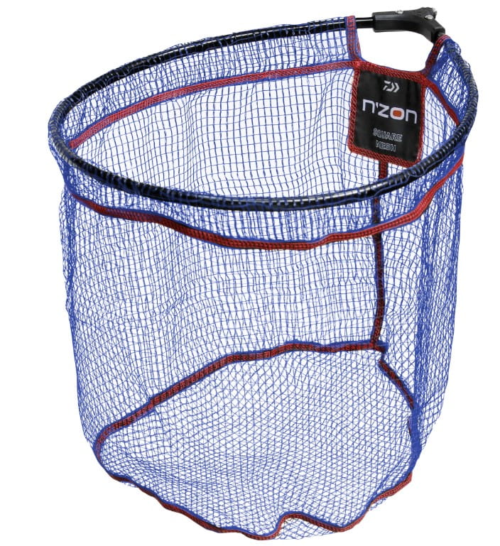 Daiwa N'Zon Square Mesh Landing Net 55x45cm Korb, Fischen, Wasser, Tasche, Handtasche