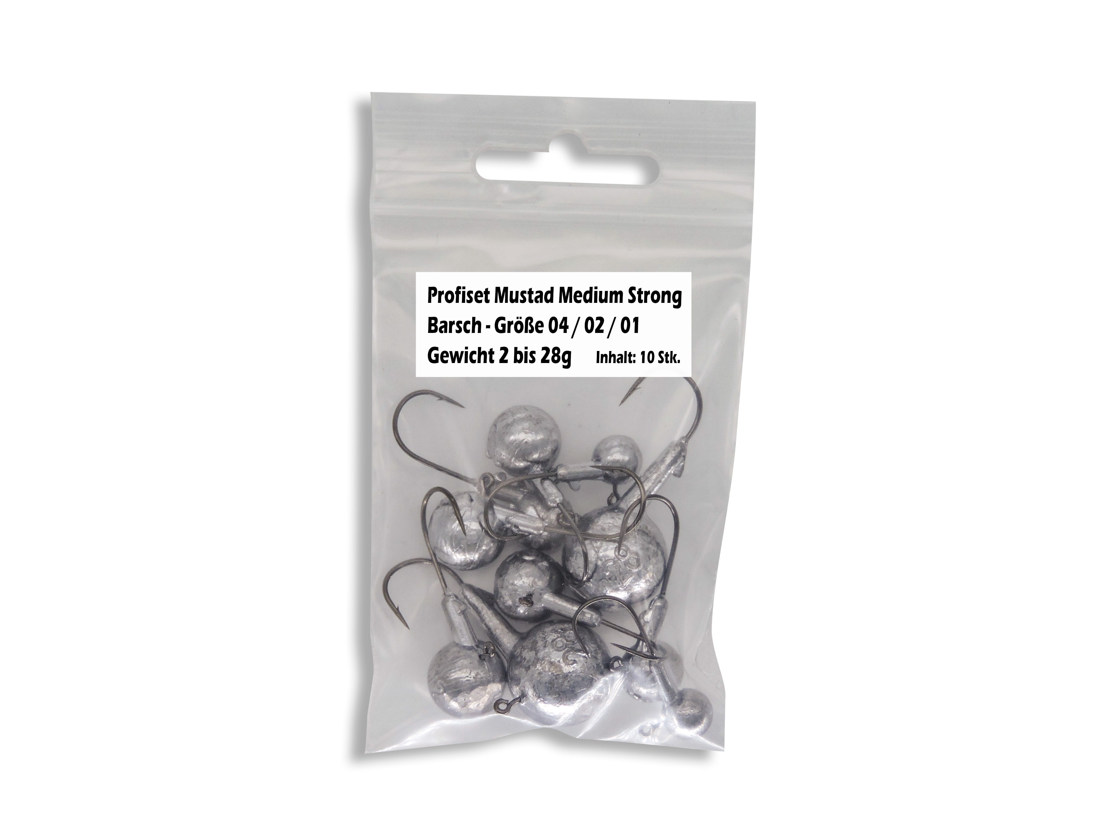 SX Profiset Mustad Medium Strong Baars Maat 04/02/01 Gewicht 2-28g Zubehor