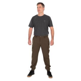 Fox Khaki LW Cargo Trousers XXL – Bild 6, t-shirt, kurzärmlig, dunkelgrau, ohne taschen, casualhosen, braune hose, cargo hose, sportlich, voller body, stehend
