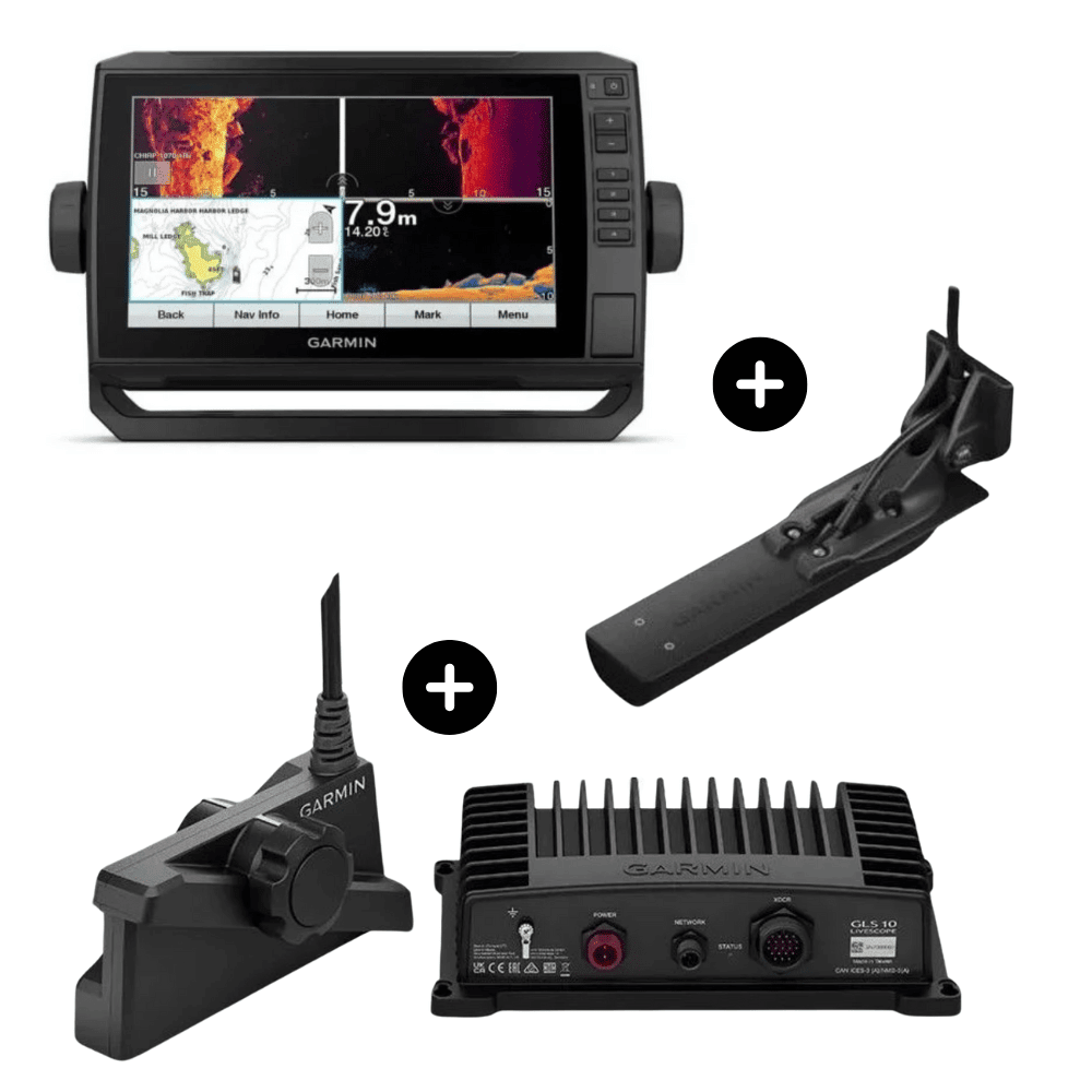 Garmin Livescope Set complet Echomap UHD 92sv + GT56 Geber + LiveScope Plus System