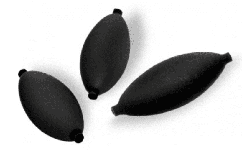 Black Cat Micro U-Float 3,5 g črn 3 kosi