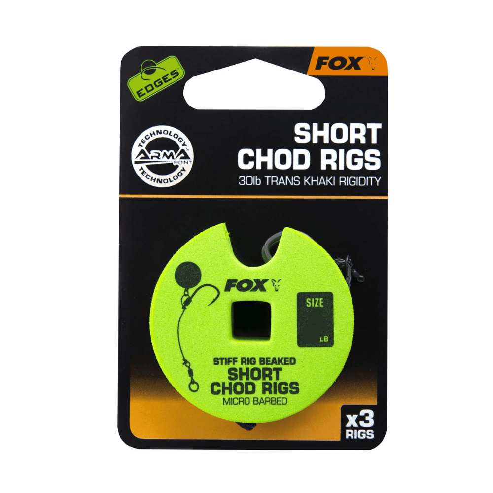 FOX Edges AP Stiff Rig Chod Rig Short 30lb 6