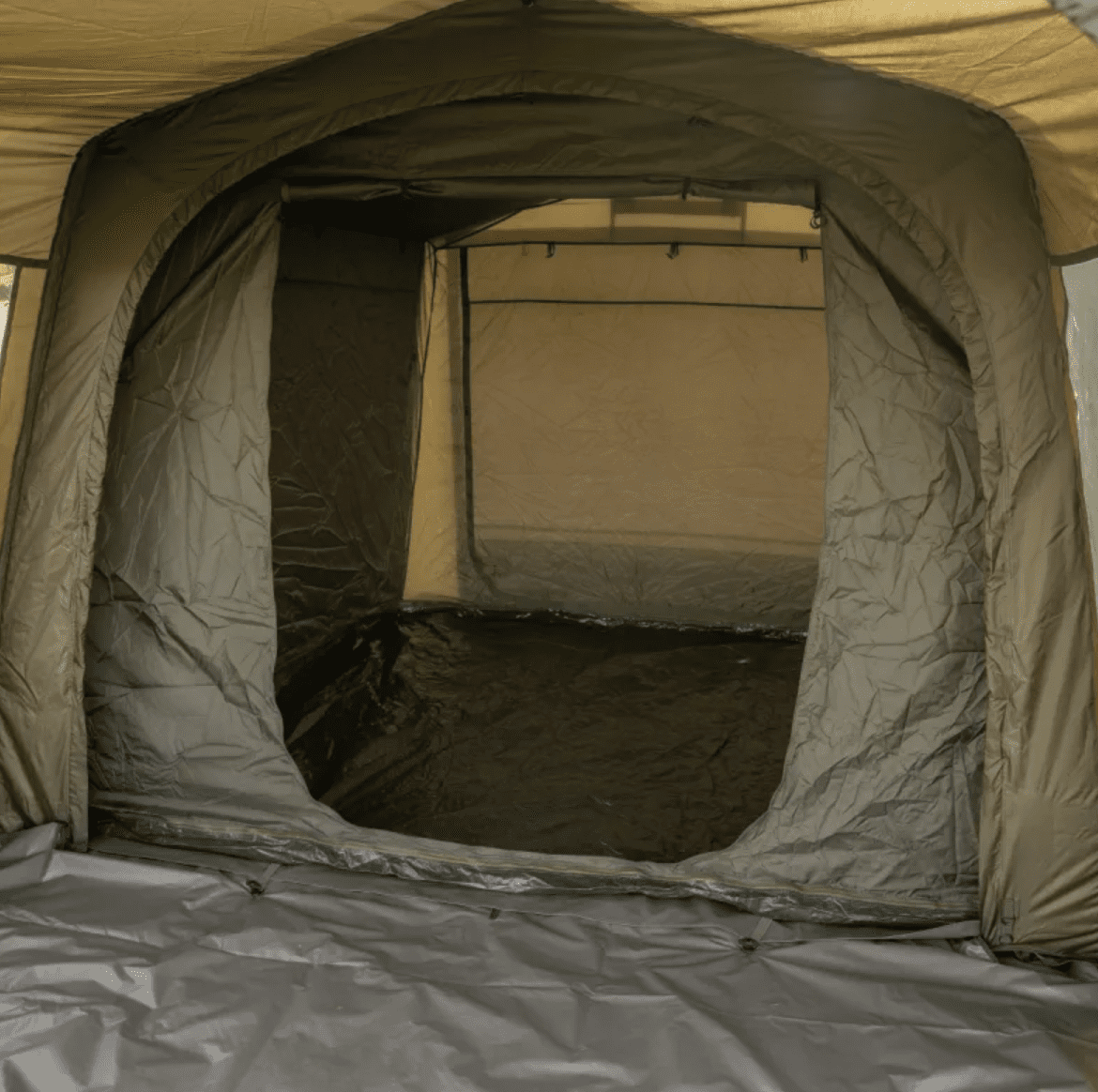 Zelt, Campingzelt, Innenraum, Schlafbereich, Reißverschluss