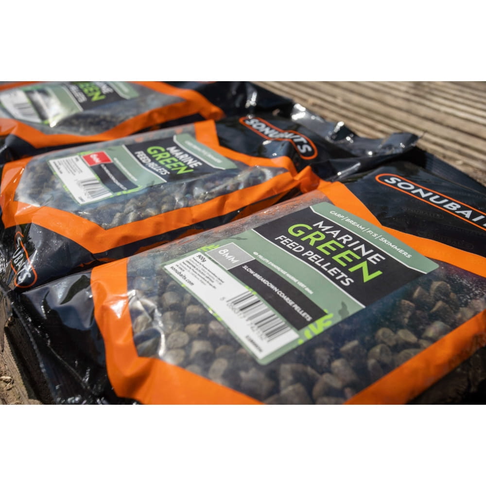 Sonubaits Marine Green Feed Pellets 8 mm 900g Sonubaits Marine Green Feed Pellets 8 mm 900g