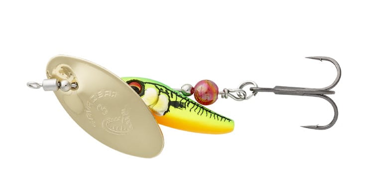 Savage Gear Sticklebait Spinner #1 4,5 g Firetiger Gold Angelköder, Elektronik, Hardware, Rauchrohr