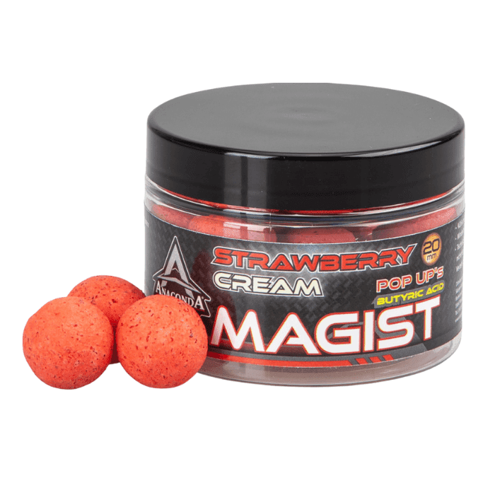 Anaconda Magist Balls PopUp’s 50 g 20 mm Strawberry Cream Neu 2022