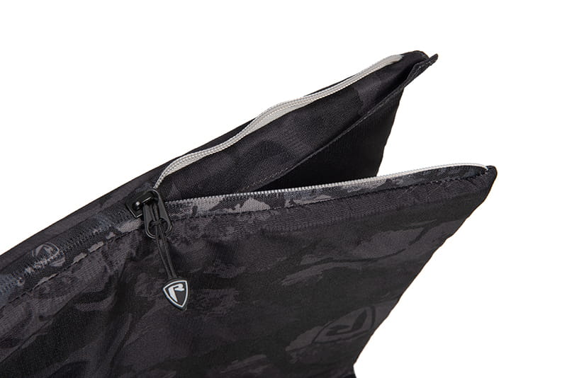 Pouch, Zipper, Camouflage, Dunkel, Stoff