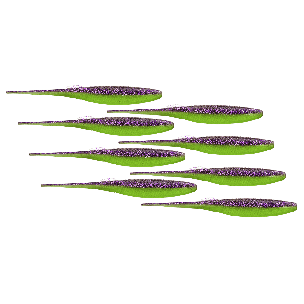 Rapala Crushcity The Stingman 10cm 4,5g Purple Chartreuse 8 Stück Zander Blume, Pflanze