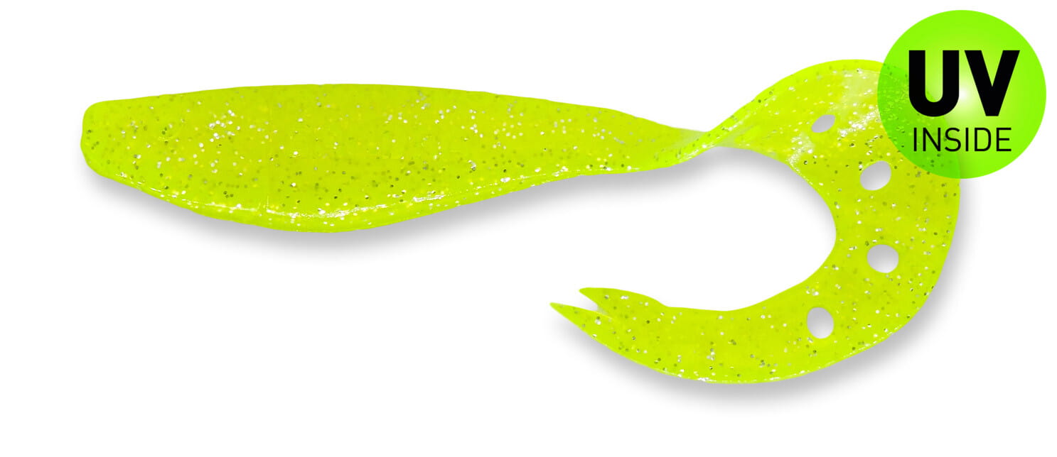 SX Sandra Twister 9 cm (3,5") Verde 3 buc SX Sandra Twister 9 cm (3,5") Verde 3 buc
