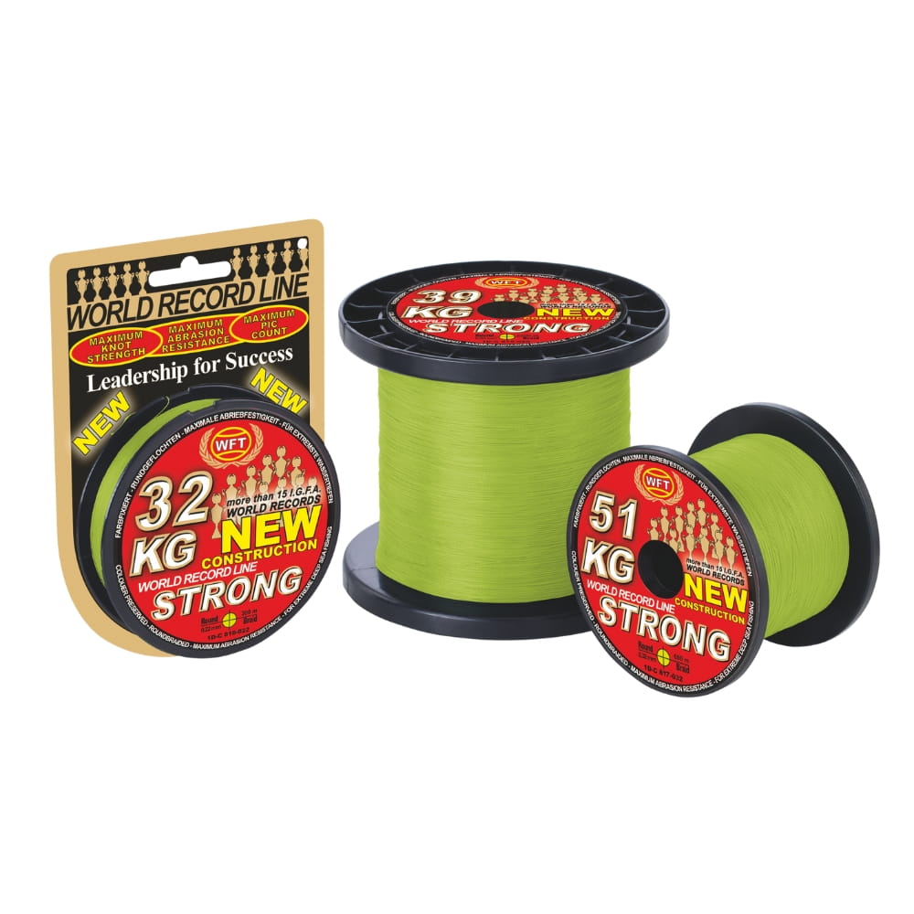 WFT KG Strong 0,32 mm 51 kg 300m Chartreuse WFT KG Strong 0,32 mm 51 kg 300m Chartreuse