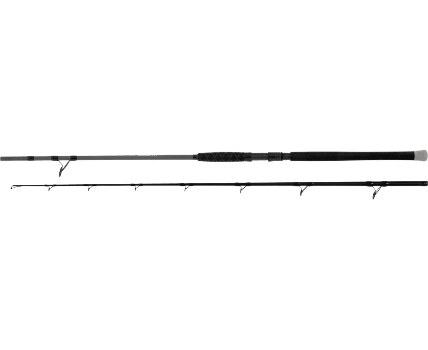 Black Cat Shadow Cat HD Boat 250cm 600g, Angelrute, Teleskoprute, schwarz, Rutenringe, Griff mit Struktur