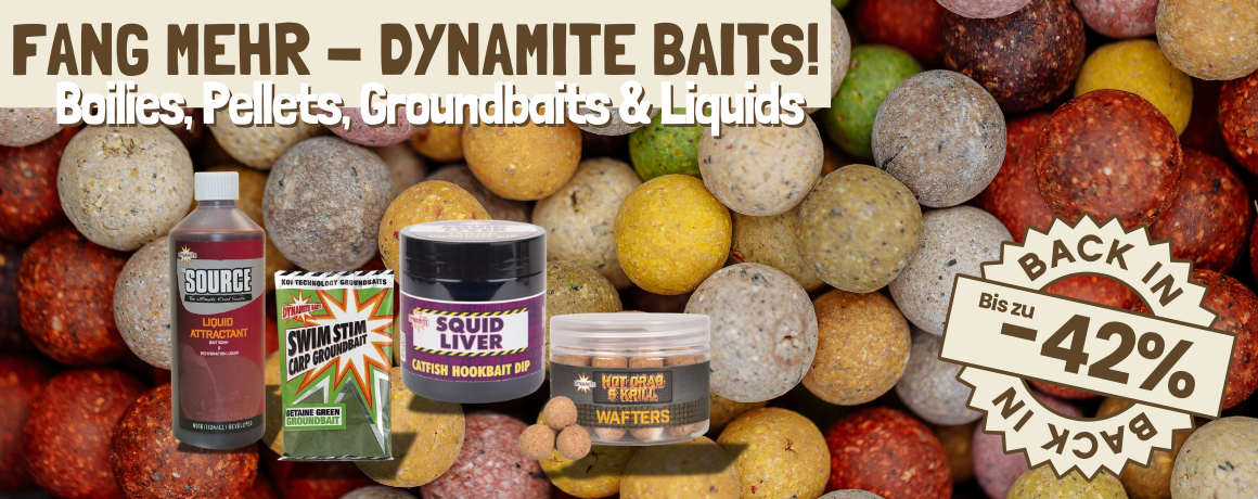 Boilies, Pellets, Groundbait, Liquids, Baits