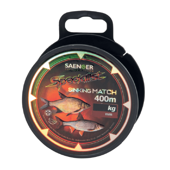 Sänger Specialist Sinking Match 0,18 mm 4,10 kg 400 Meter red brown burgundy Neu 2022