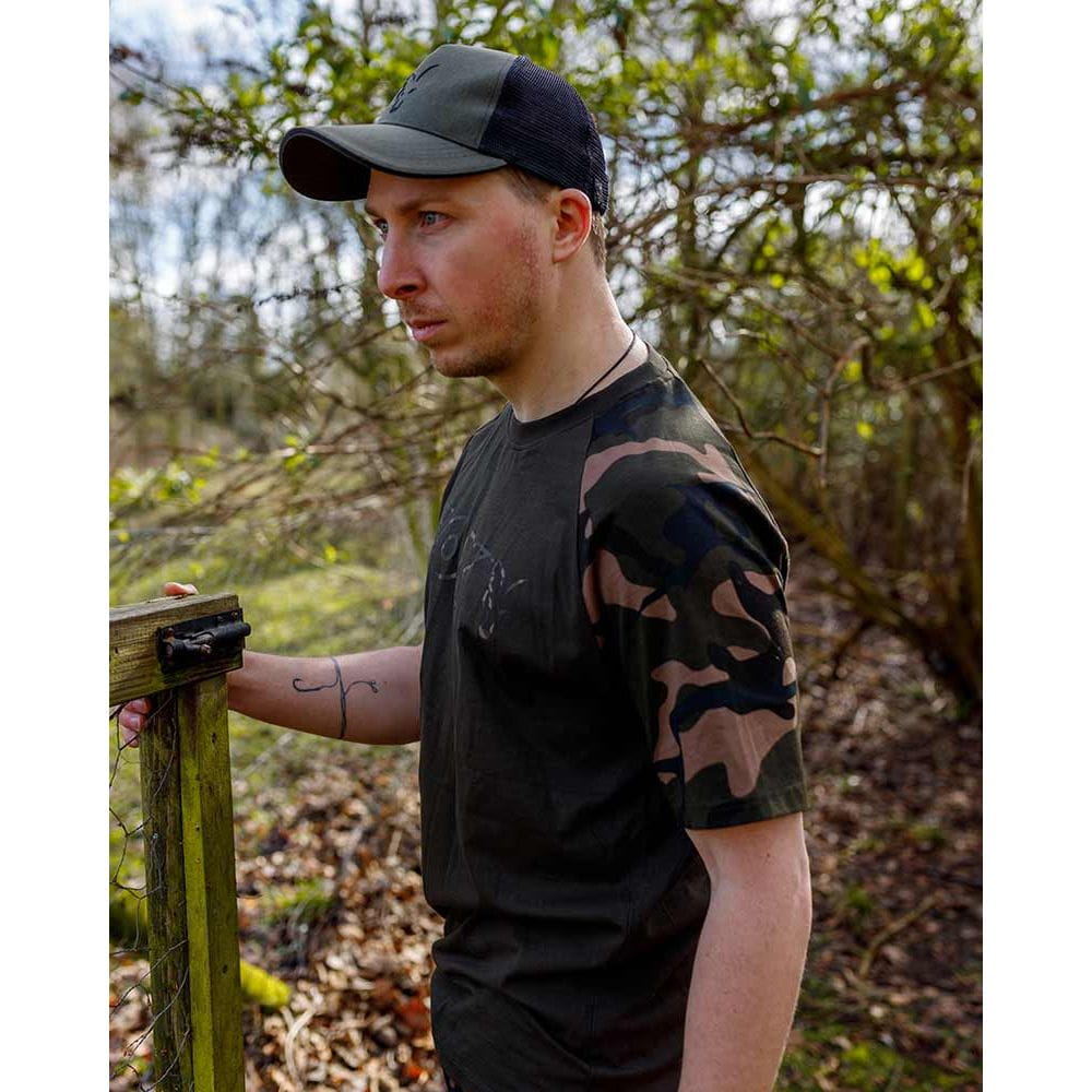 Fox Camiseta Outline Camo/Khaki Medium Fox Camiseta Outline Camo/Khaki Medium