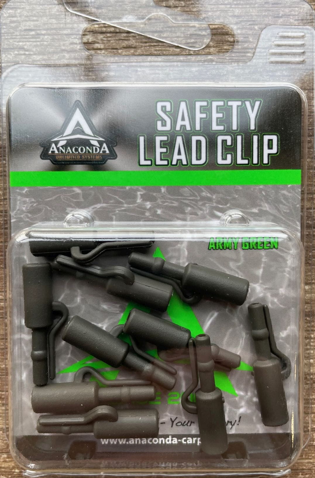 Anaconda Saftey Lead Clip Army Green 10 komada Feuerwaffe, Waffe, Pistole, Handfeuerwaffe