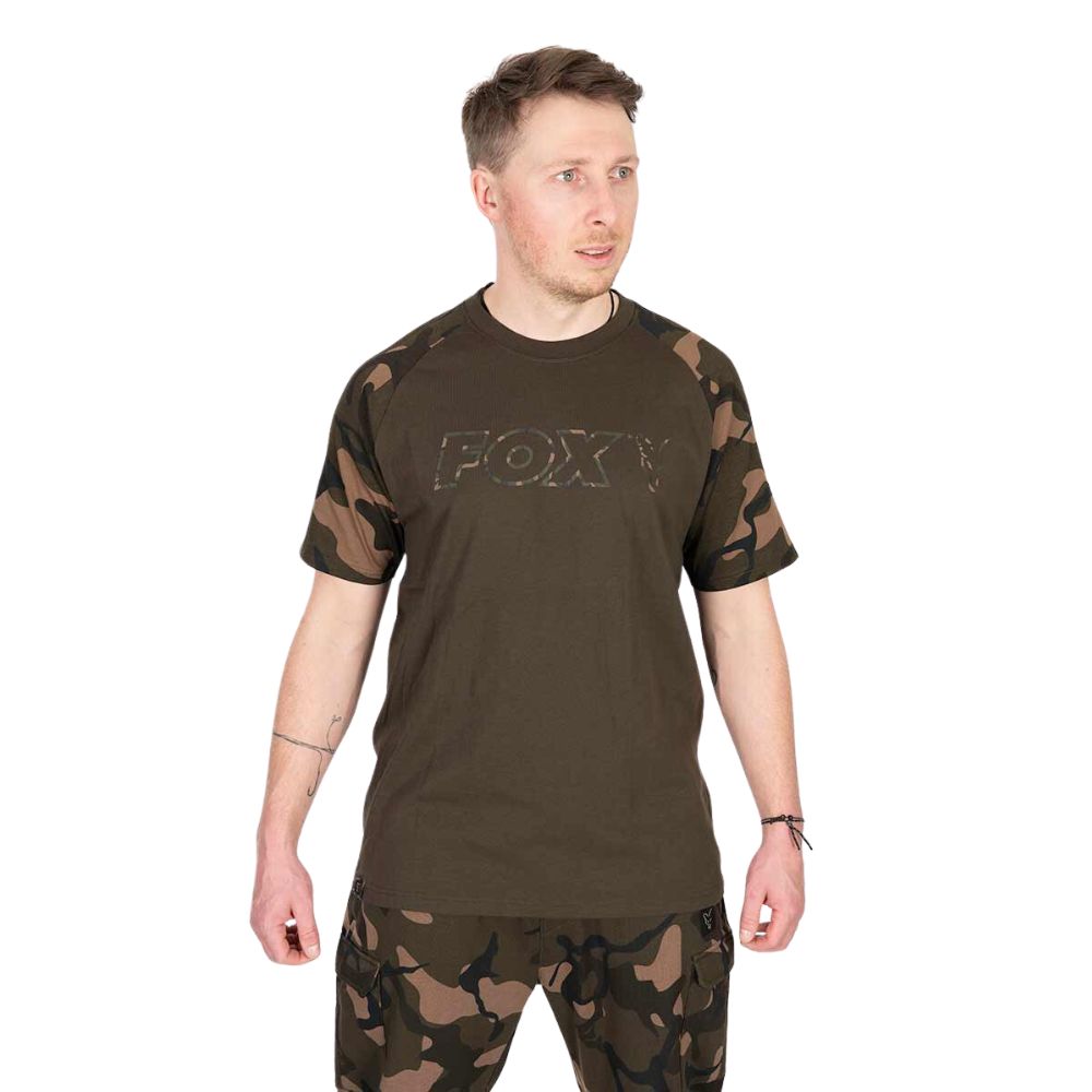 Fox Camiseta Outline Camo/Khaki Medium Fox Camiseta Outline Camo/Khaki Medium