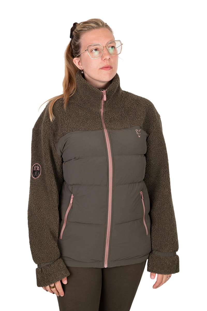 Fox Womens Explorer Hybrid Fleece Jacket L, Weste, Fleece, Puffer, Reißverschluss, Zweifarbige Akzente