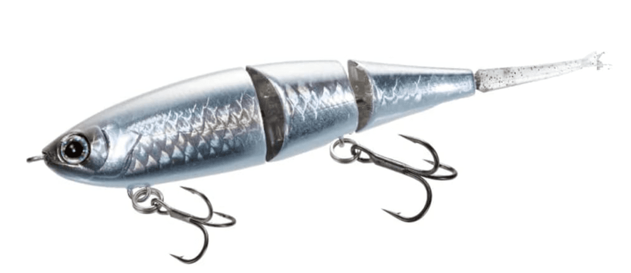Shimano Bantam Bait 77F 7,7cm 5g White, Köder, Angeln, Kunststoffköder, Meeresfisch-Design, Zweischichtiger Köder