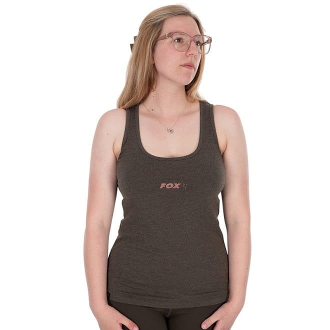 Tanktop, sleeveless, dunkelgrau, Dehnbare Stoff, Logo klein