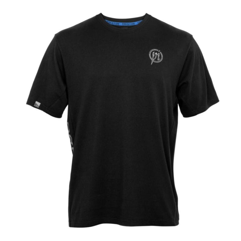 T-Shirt, Schwarz, Kurzarm, Rundhalsausschnitt, Logo