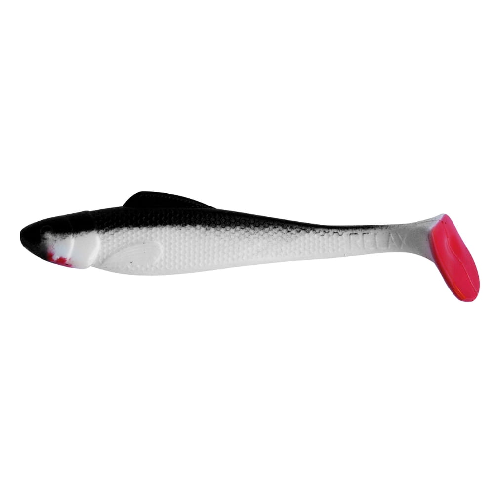Relax Ohio Shad 11 cm (4") Blanc Pur Noir 10 Pièces Relax Ohio Shad 11 cm (4") Blanc Pur Noir 10 Pièces